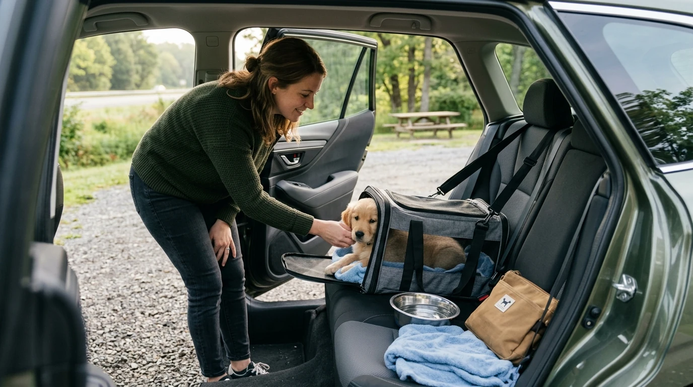 Can an 8-Week-Old Puppy Ride in a Car Safely?