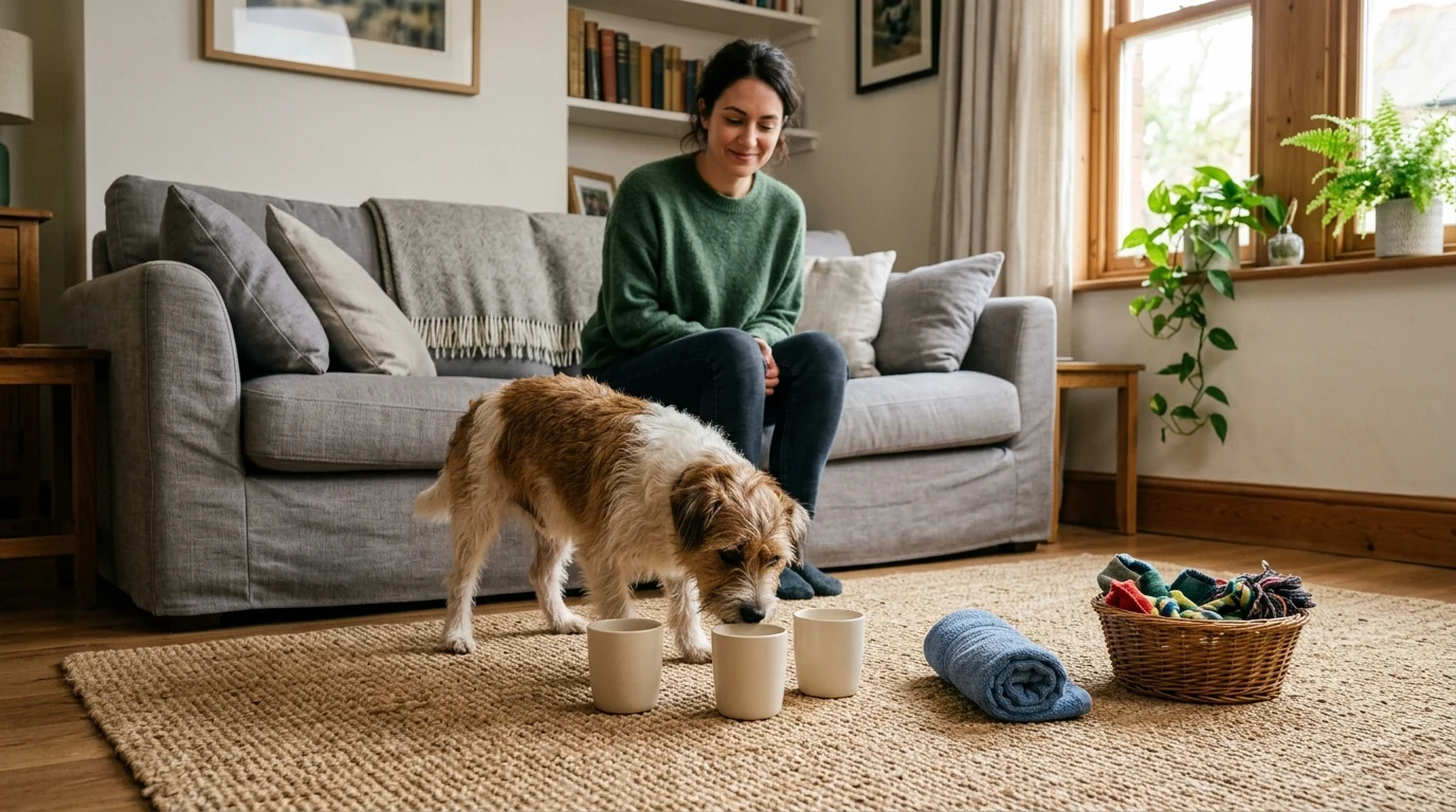 5 Easy Brain Games for Dogs and a Printable Checklist