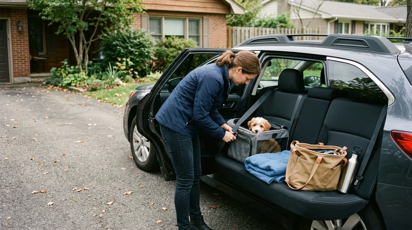 How to Bring a New Puppy Home Safely by Car